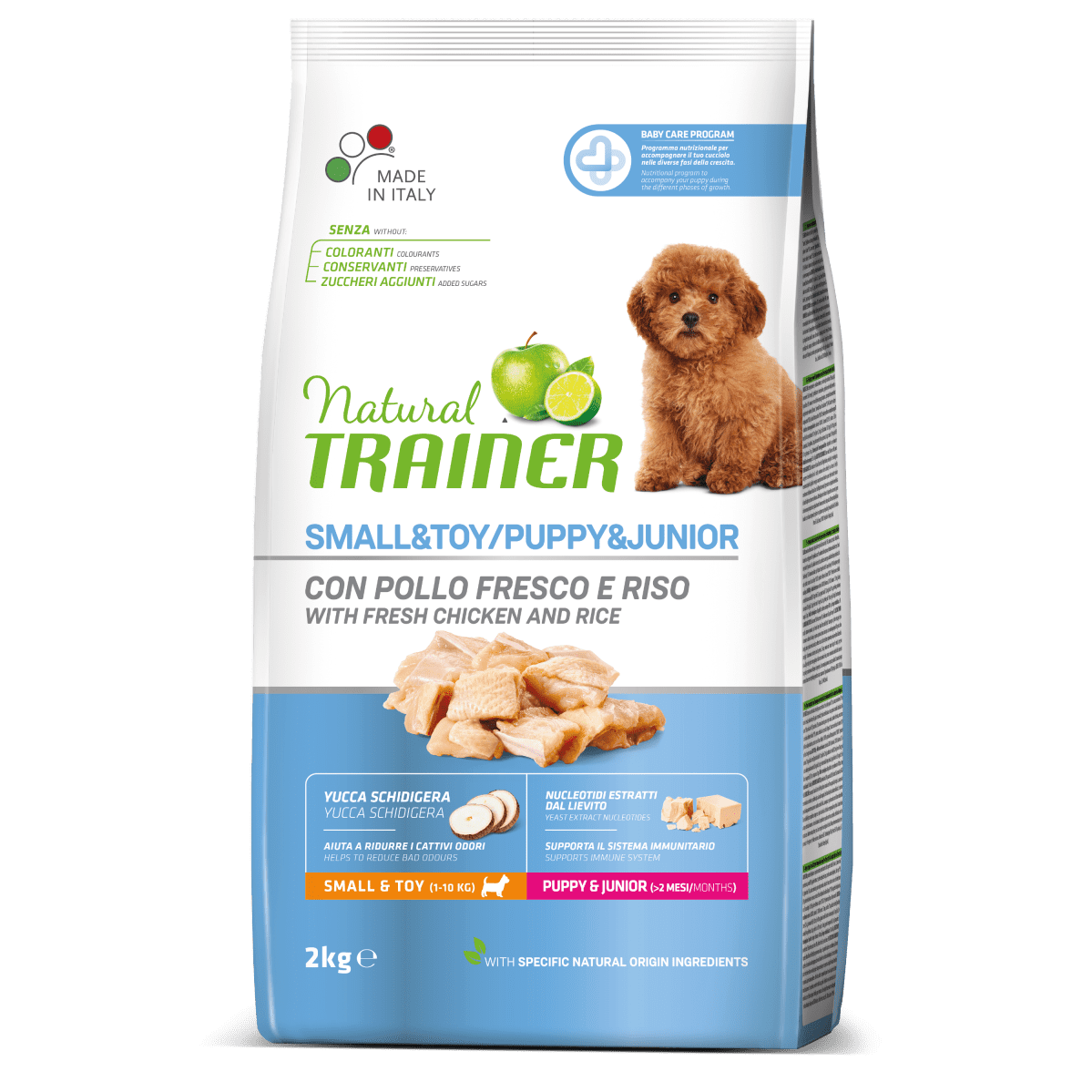 Natural Trainer Puppy & Junior Mini con pollo 2 Kg Natural Trainer Puppy & Junior Mini con pollo 2 Kg